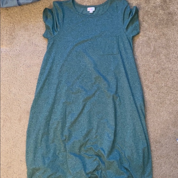 LuLaRoe Dresses & Skirts - Green LulaRoe Dress with pocket